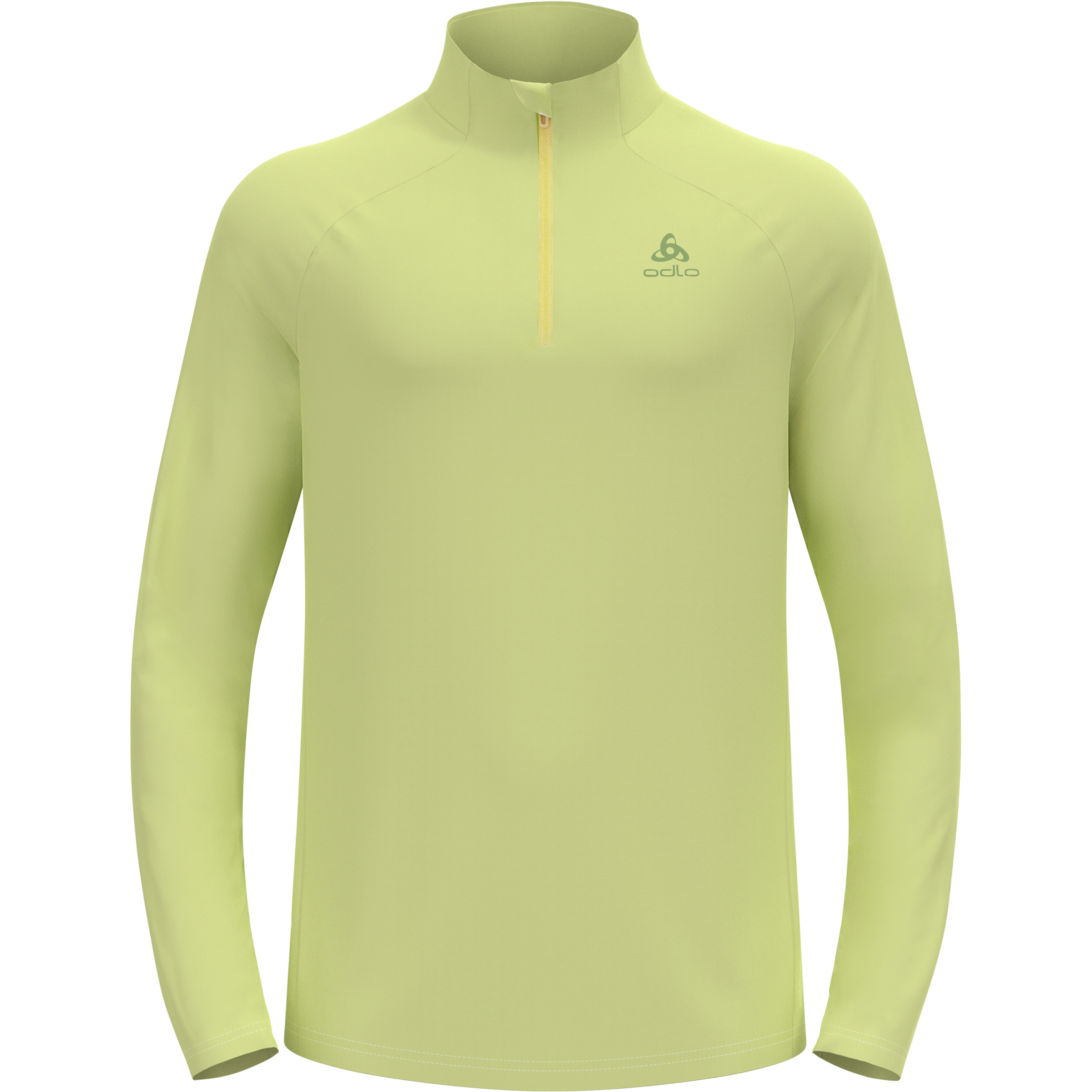 Odlo Essential Ceramiwarm Half Zip Herren Laufshirts gruen Größe S Trekking Elastisch