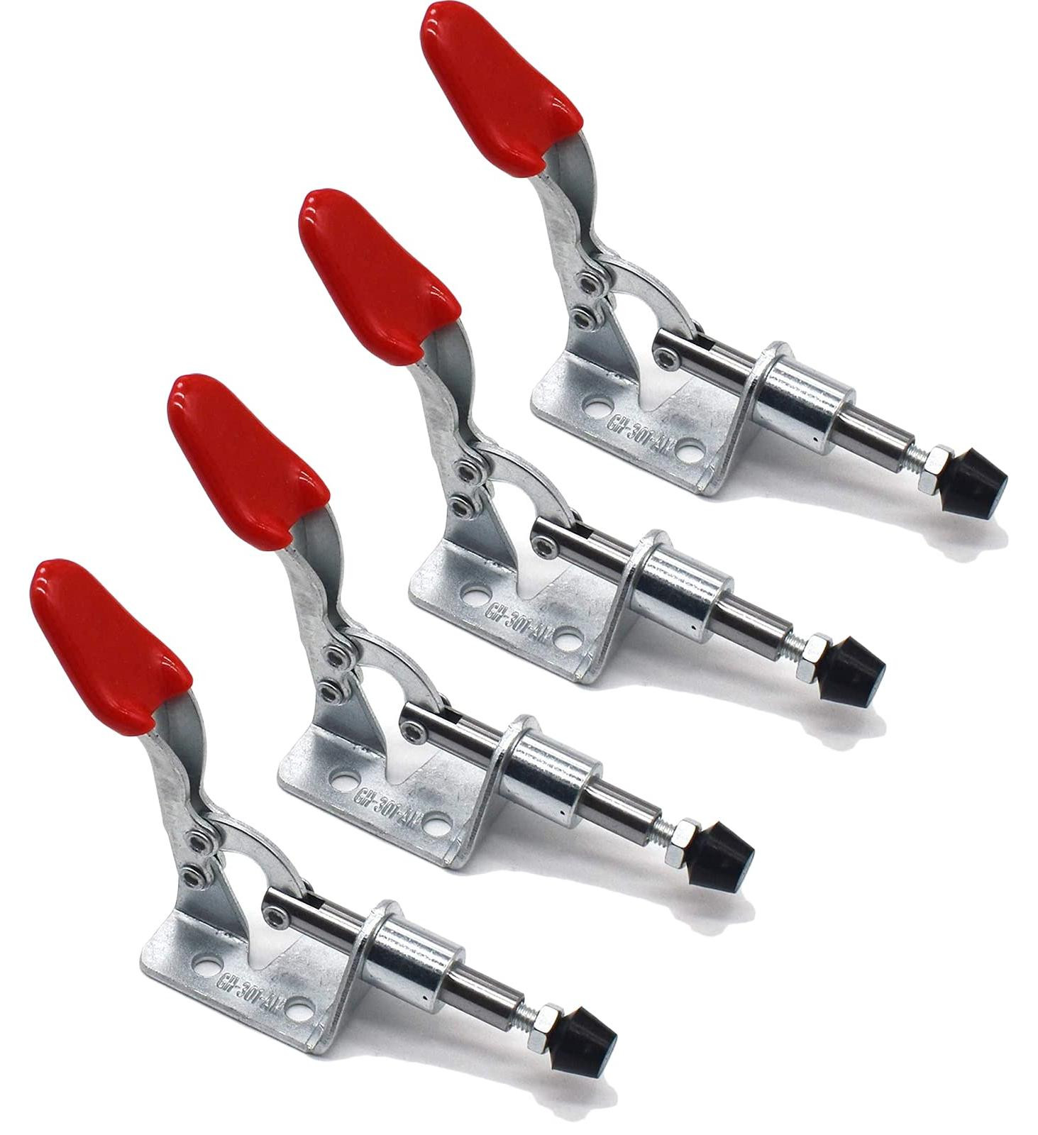 Selius Set van 4 Horizontale Toggle Klemmen Snelspanners Handgereedschap