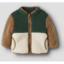 Tchibo - Name IT Teddy-Blockjacket - Baby - Gr. 68 - grün