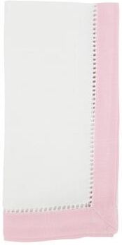Saro Lifestyle Classic Charm Two-Tone Hemstitch Napkin (Set of 12)