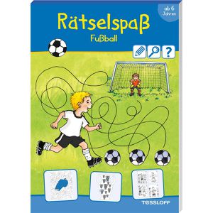 Tessloff Spielbuch 378863968, Rätselspaß Fußball, ab 6 Jahre, Beschäftigungsbuch