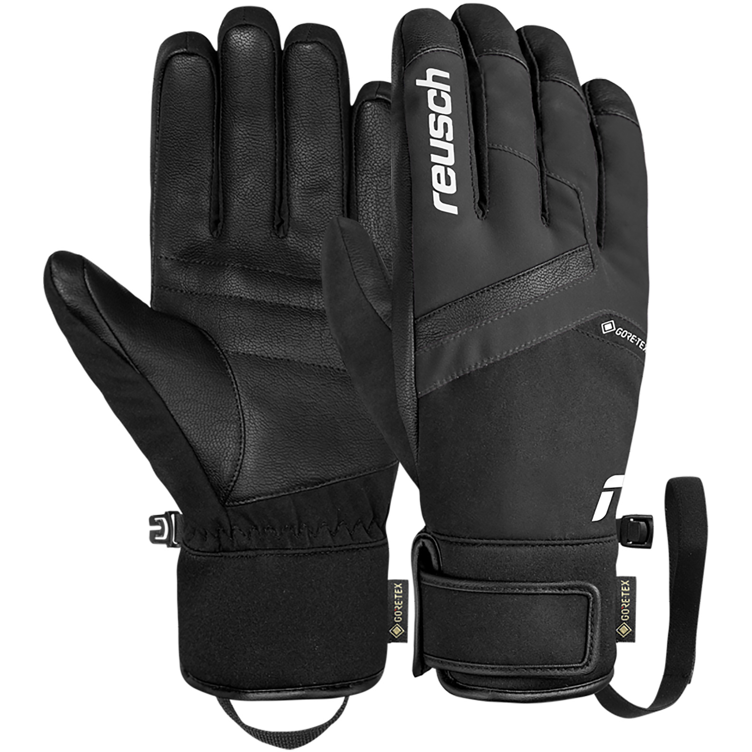 Reusch Booster GTX Skihandschuhe schwarz Größe 8.5 Trekking Winddicht Wasserabweisend