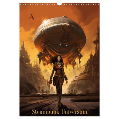 Steampunk-Universum (Wandkalender 2027 DIN A3 hoch), CALVENDO Monatskalender