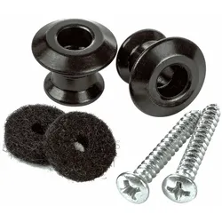 Dunlop StrapLok Strap Retainer Dual Black - Endpin