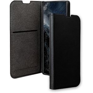 Bigben Handyhülle Folio Case, schwarz, für Galaxy S23 Ultra, aus Kunstleder, Flip Case