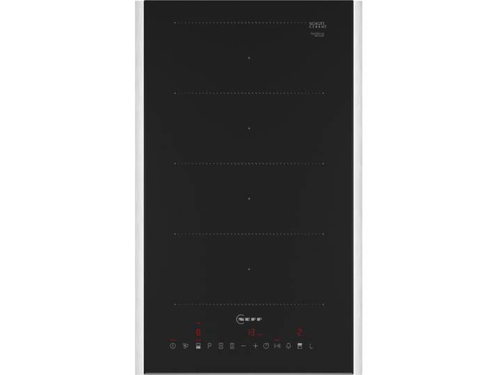 Neff N 70, Domino-Kochfeld, Flex-Induktion, 30 cm, Schwarz, Mit Rahmen aufliegend, T63TDX1L0