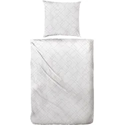 Bettwäsche Bio-Crèpe ( 155x220cm, mit 1 Kissen) - 135x200cm, mit 1 Kissen