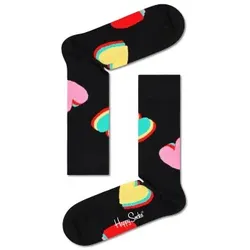 Happy Socks My Valentine Sock Schwarz Baumwolle Gr 41/46