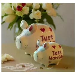 3x KCG, Spardose, Kleinschwein Just Married 101445