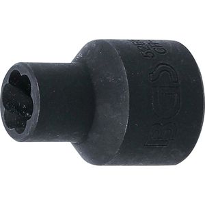 BGS-technic Schraubenausdreher 5266-10, für Außensechskant, für 10 mm Schlüsselweite, 1/2 Zoll Innenvierkant