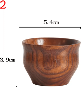 Inspire Essentials Handmade Wooden Beer Cup Natural Spruce Wood Big Belly Drink Mug b