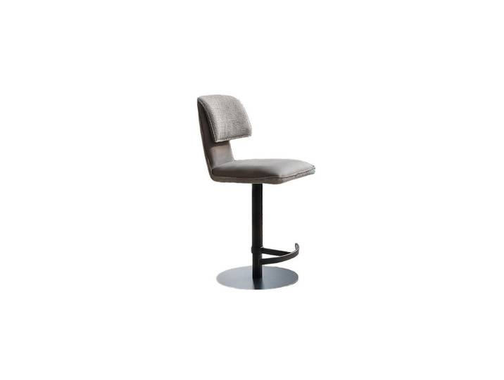 Kawola Barhocker Liliana Grau Webstoff Drehbar (360°) (1er-Set), Kunststoff, 46x91x61 cm, Esszimmer, Barmöbel, Barhocker
