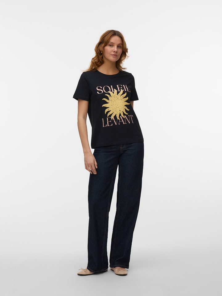 Vero Moda Shirt in Schwarz - M