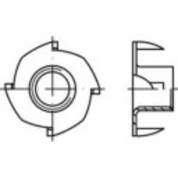 TOOLCRAFT 159327 Einschlagmuttern M6 Stahl galvanisch verzinkt 200 St.