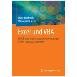 Excel und VBA, Fachbücher von Franz Josef Mehr, Franz J. Mehr, Maria T. Mehr