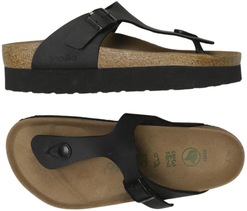 Papillio by Birkenstock Damen Sandalen, Schwarz, Gr. EU 37, kein / Etikett - Second Hand