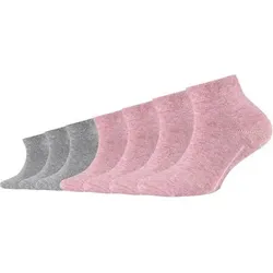 CAMANO Kinder Socken Online Children ca-soft organic cotton Quarter 7p, Größe 39-42 in Pink Pink
