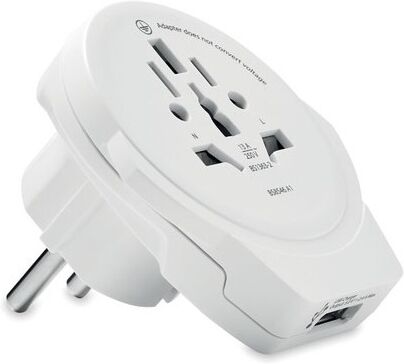 Adaptateur Skross World Europe - Chargez Partout en Europe ABS blanc