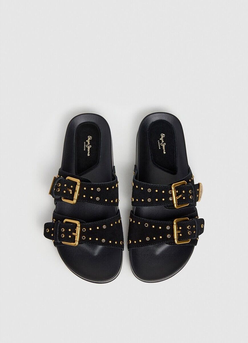 PEPE JEANS Mules doubles brides AGNES STUDS
