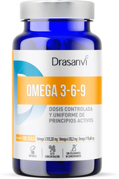 Drasanvi Omega 3-6-9 1000 mg Nutrabasics 100 Perlas