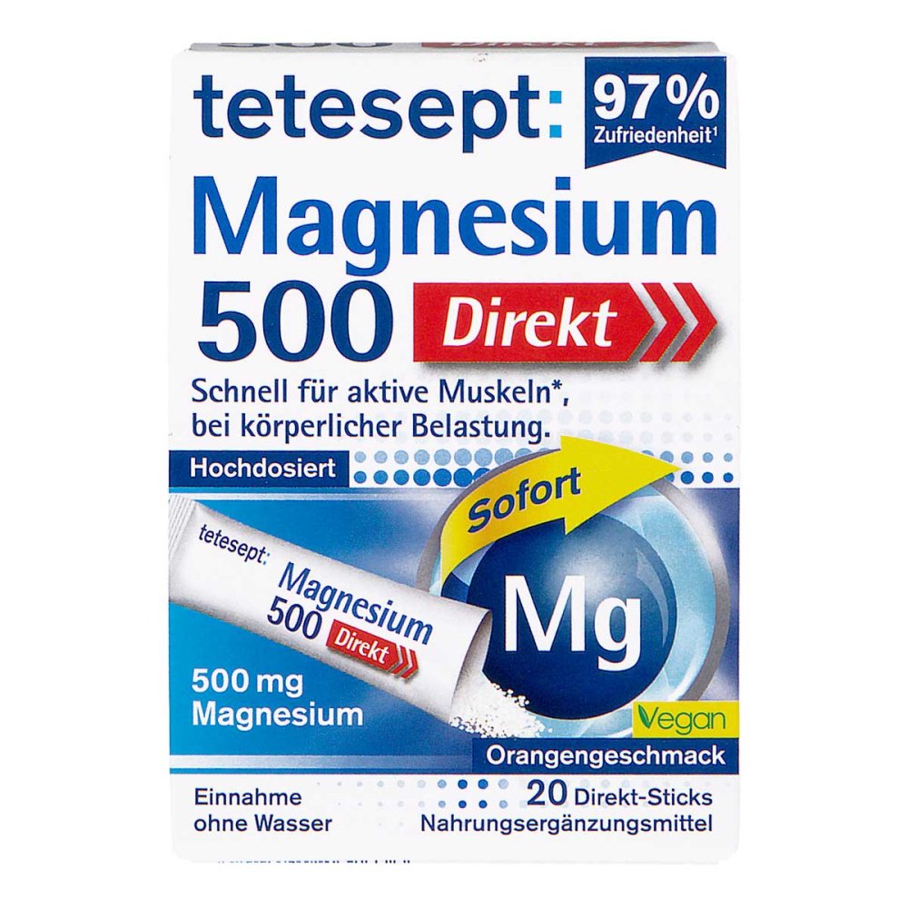 Merz Consumer Care GmbH Tetesept Magnesium 500 Direkt Sticks 17841229