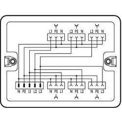 WAGO 899-681/105-000 Verteiler-Box 899 25 A Weiß 1 St.