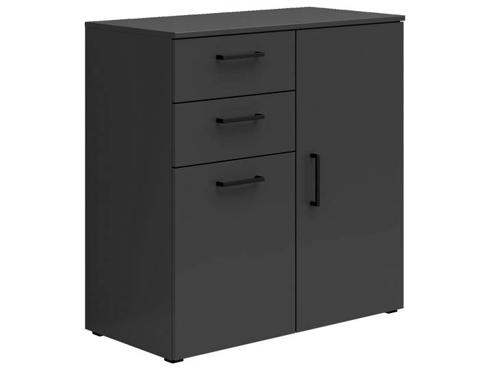 Carryhome Kommode MULTISTAURAUM, Graphit, Holznachbildung