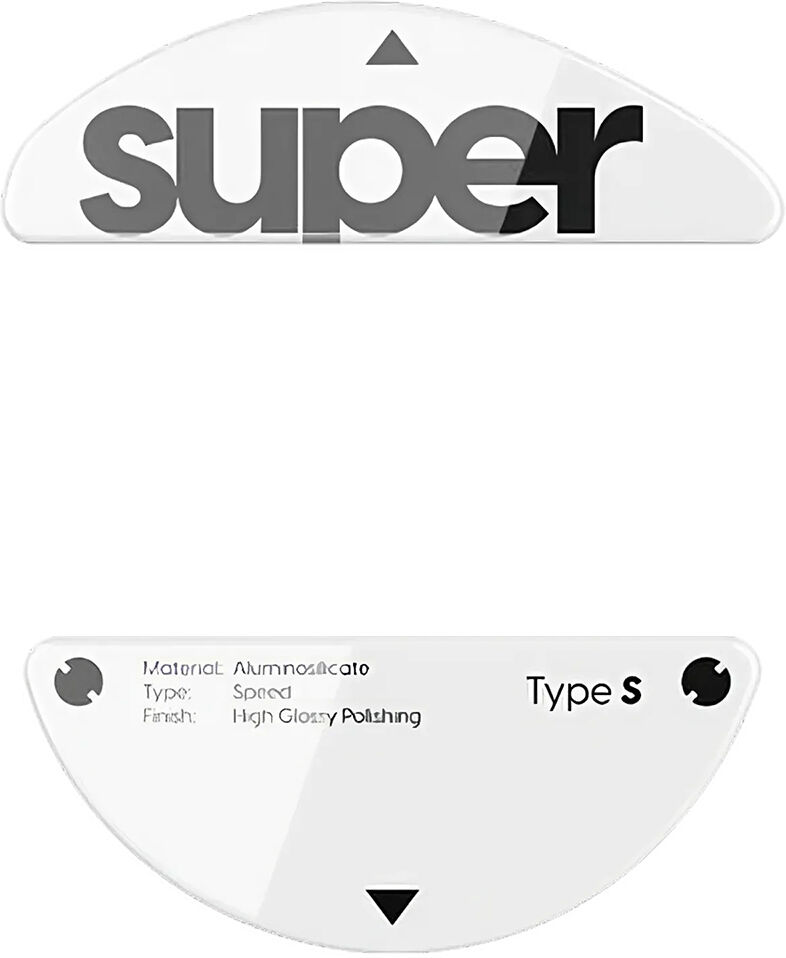 Superglide Glas Skates Type-S Till Pulsar X3 Lhd Series - Vit