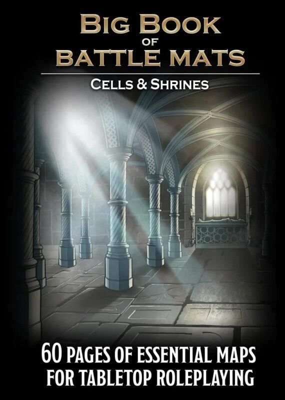 Loke Battle Mats Livre plateau de jeu : Big Book of Battle Mats Cells & Shrines
