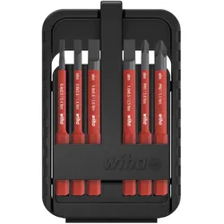 Wiha Bit Set slimBit electric Schlitz, Phillips 6-teiliges Set - 43159