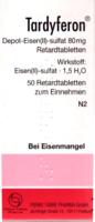 TARDYFERON Depot-Eisen(II)-sulfat 80 mg Retardtab. 50 St