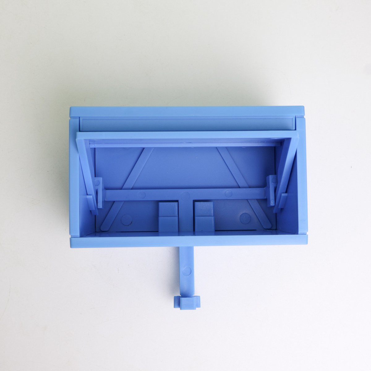 Oneay Garagesleutelhouder met deur, wandmontage, blauw