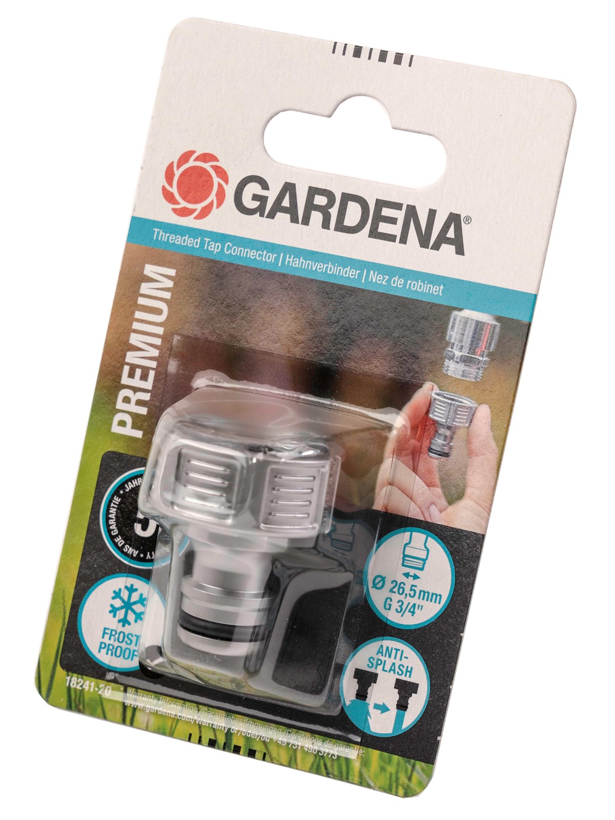 Gardena Premium Hahnverbinder 26,5 mm (G 3/4")
