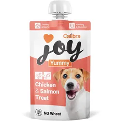Calibra Joy Dog Leckerli Huhn & Lachs 100 g Fleischpaste für Hunde
