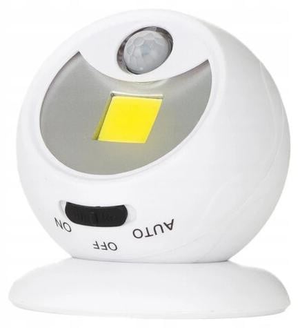 Verk 12334 Draaibare LED-lamp met bewegingssensor en magnetische bevestiging, wit