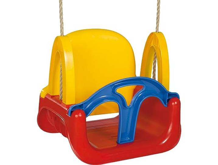 Simba 107174109-3 in 1 Schaukel, Seil vormontiert, Schaukelhöhe ca. 120cm, Sitzbreite 28cm