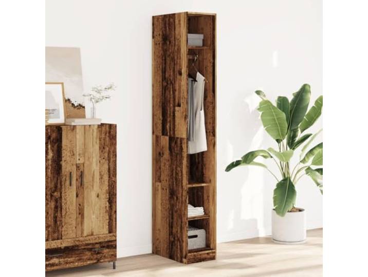 HKLGBVCR Kleiderschrank, altes Holz, 30 x 50 x 200 cm