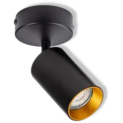 OSRAM LED SPOT ETERNAL BLACK AND GOLD 1XGU10 ROUND