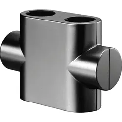 OVENTROP-Design Abdeckung für Multiblock T", Durchg.,Edelstahl-Design"