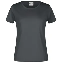 James & Nicholson Schweres Damen T-Shirt JN789 graphite M