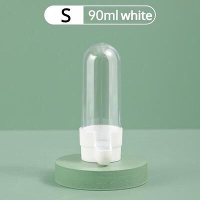DynamicDeals Smart Hanging Bird Feeder & Water Dispenser For Parrots, Finches And Small Cage Pets white s