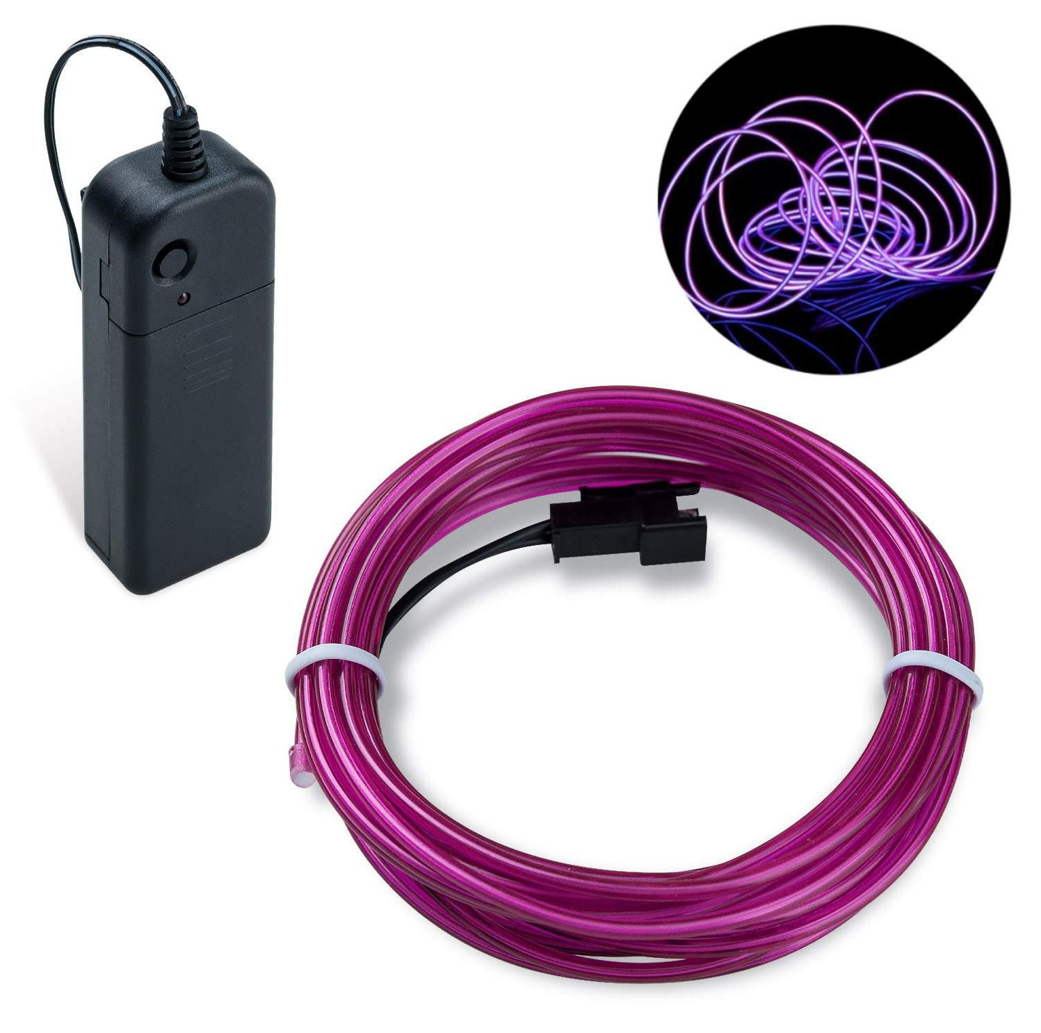 Dripio Flexibele LED-kabel, 3 meter, waterdicht, 3 modi, paars