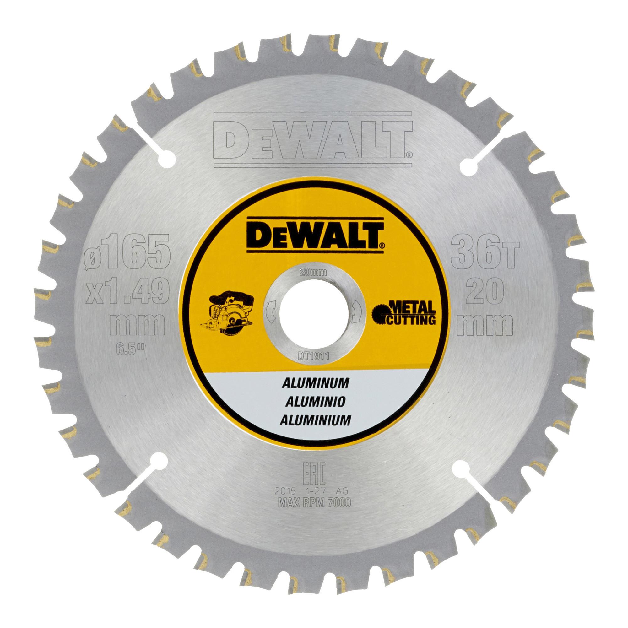 DEWALT Kreissägeblatt Akku 165/20 mm 36FZ DT1911-QZ)