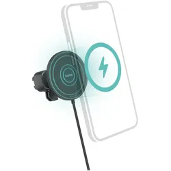 Hama MagCharge Car FC15 (15 W), Wireless Charger, Schwarz