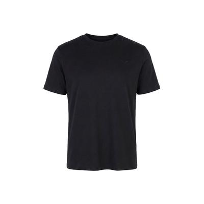 T-Shirt KLEINIGKEIT "Kleinigkeit T-Luxe", Herren, Gr. S, schwarz, 100% Baumwolle, bedruckt, normal, Rundhals, Shirts T-Shirt