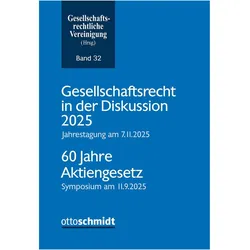 GesellschaftsrechtinderDiskussion2025, Fachbücher von Gesellschaftsrechtliche Vereinigung