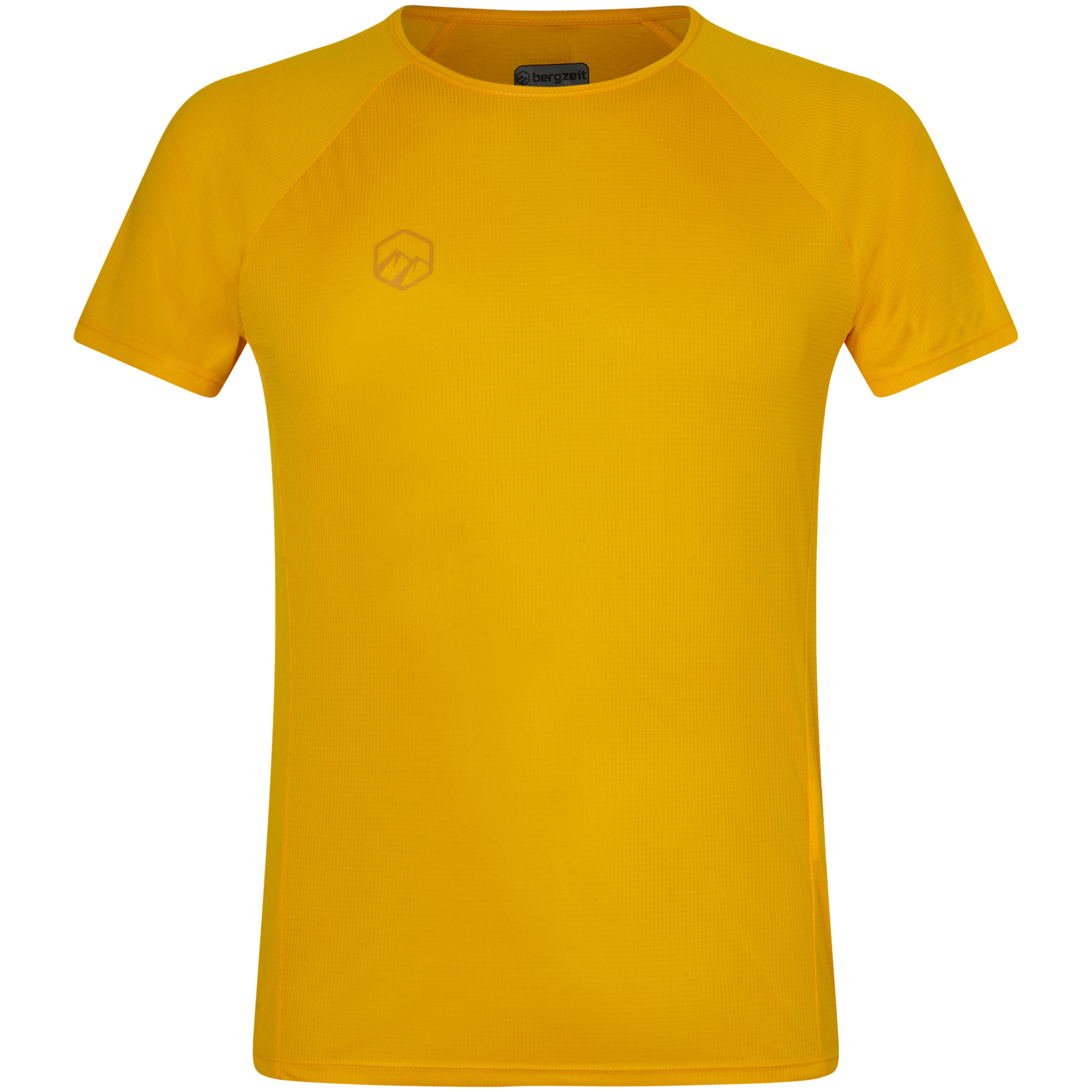 Bergzeit Basics Piz Lunghin Herren T-Shirts gelb Größe XXL Trekking Atmungsaktiv