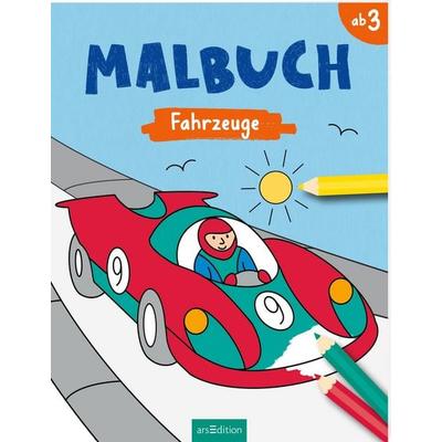 Malbuch Fahrzeuge, Taschenbuch von , arsedition, 978-3-8458-6907-0
