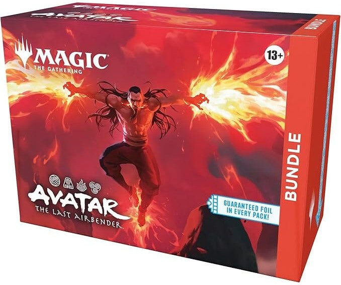 Hasbro Magic: The Gathering   Avatar: The Last Airbender Bundle, 9 Play Boosters, 30 Lands, Alt-Art Card, and More
