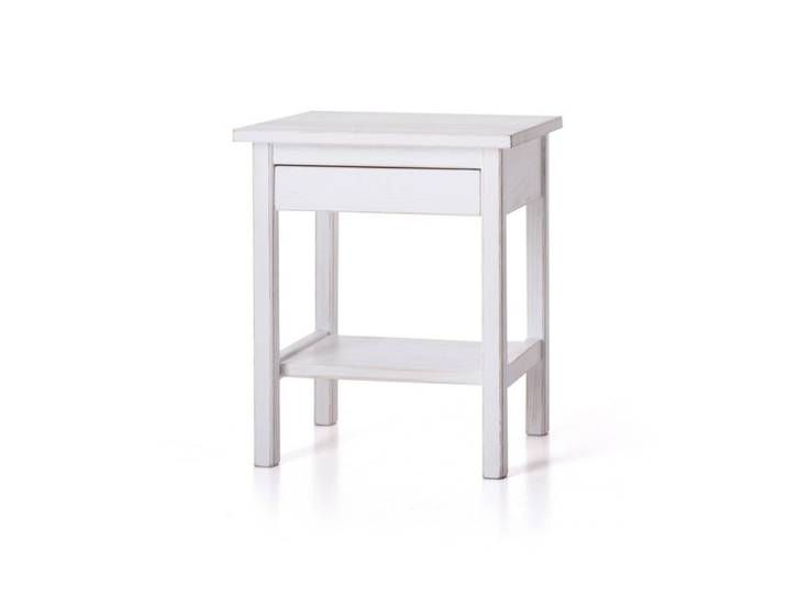 Table de chevet style cabanon de plage 1 tiroir